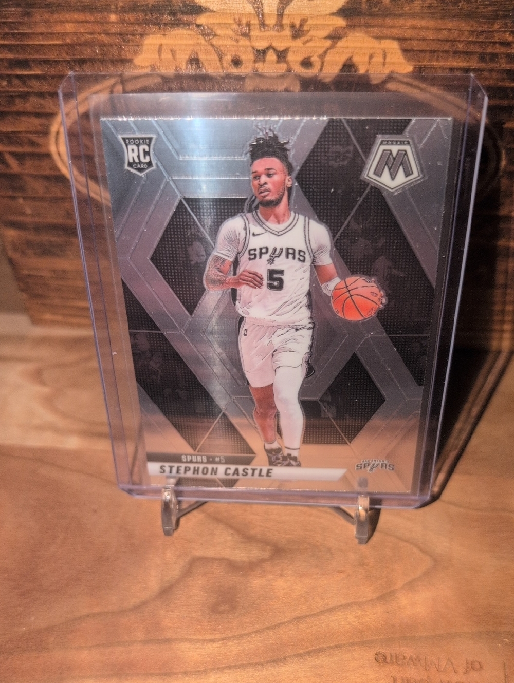 2024-25 Mosaic Stephon Castle Rookie Card Spurs